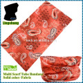 2015 venta al por mayor promocional headwear personalizado multifuncional Tubular Bandana